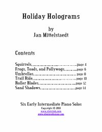 Holiday Holograms table of contents