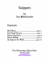 Snippets table of contents