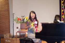 Students at their senior recital