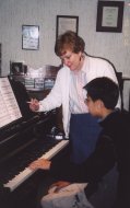 Jan Mittelstaedt teaching student