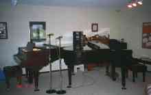 Studio with pianos